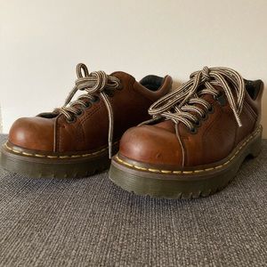 Dr. Marten Classic Brown Shoe Rubber Sole